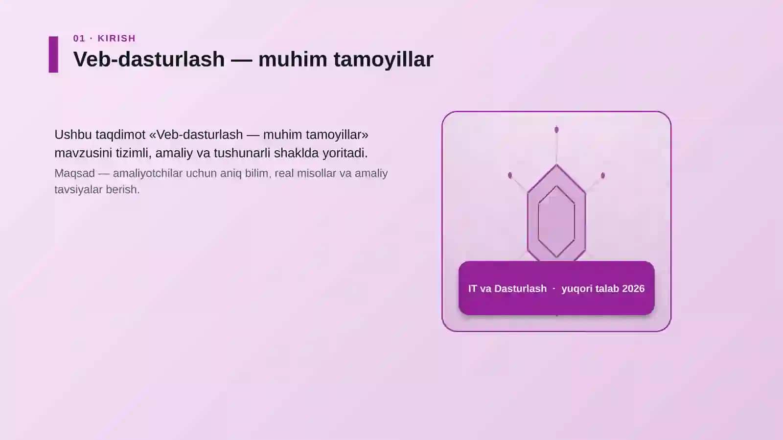 Veb-dasturlash — muhim tamoyillar 3