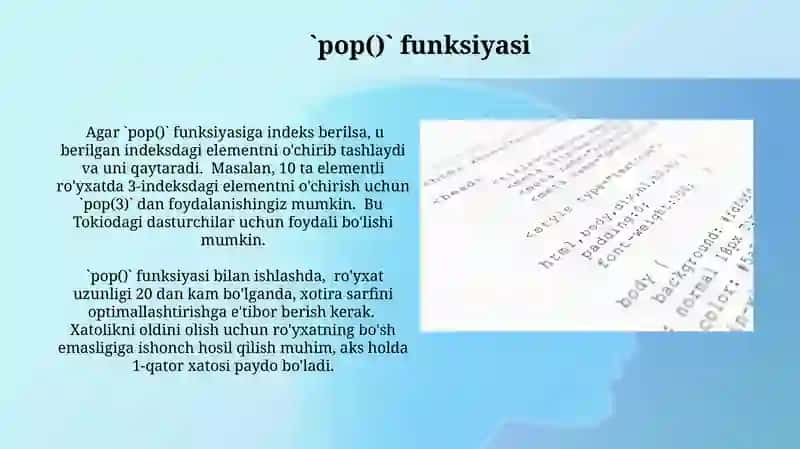 Ro'yxatga elementlar qo'shish 3