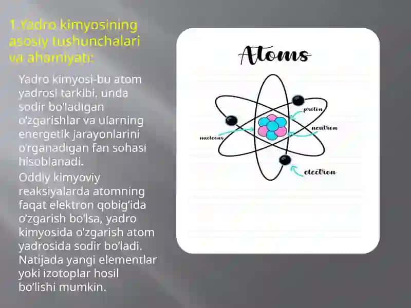Yadrokimyosining tibbiyotdagi o’rni 3