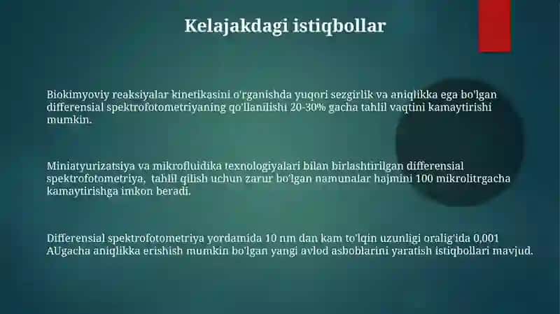 Differentsial Spektrofotometriya: Asosiy Tushunchalar 3