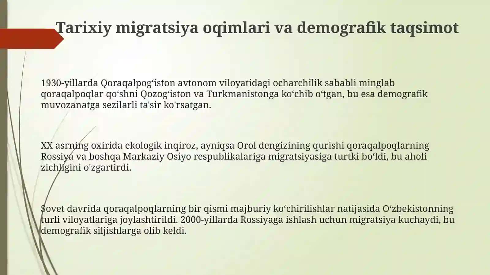 Tarixiy migratsiya oqimlari va demografik taqsimot 3
