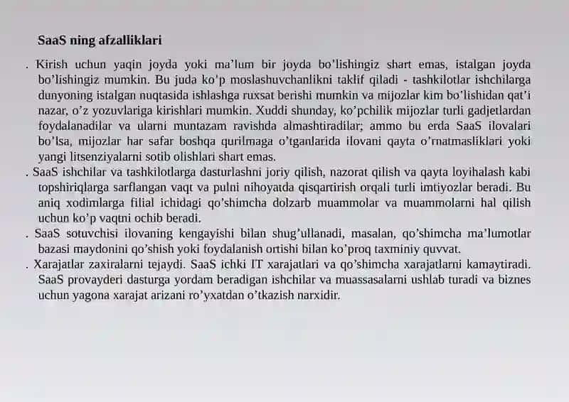 Software as a Service (SaaS) 3