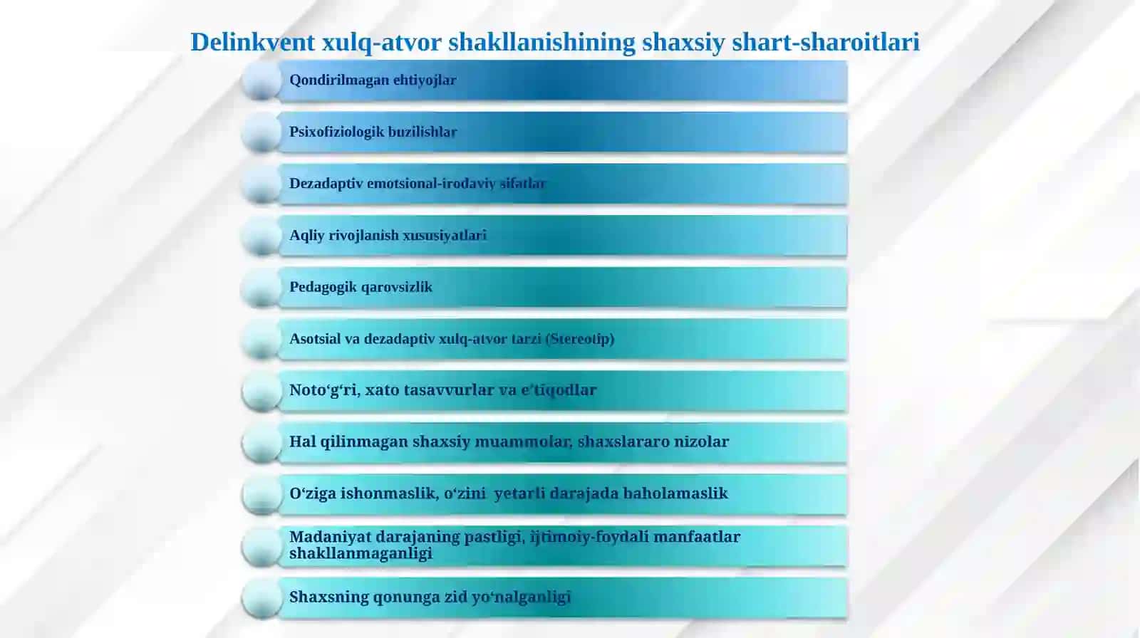 Voyaga yetmaganlar oʻrtasida delinkvent xulq-atvor va profilaktikasi 3