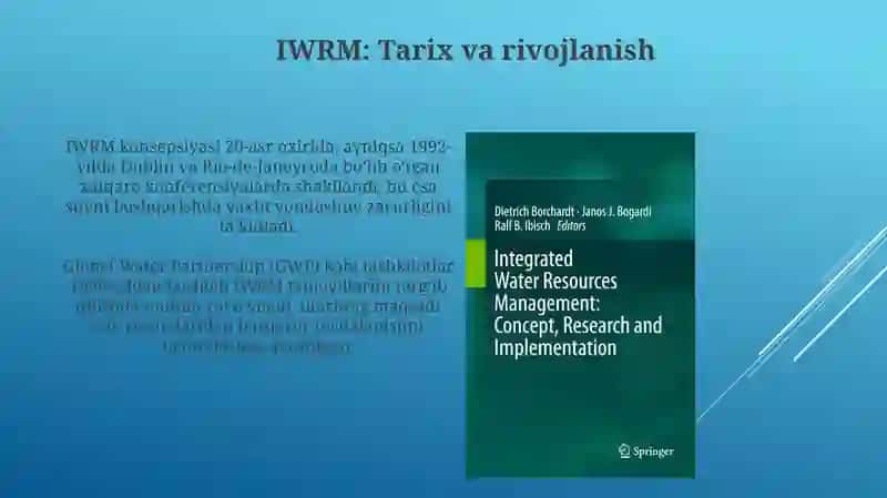 Integratsiyalashgan suv resurslari boshqaruvi (ISRB) yondashuvi 3