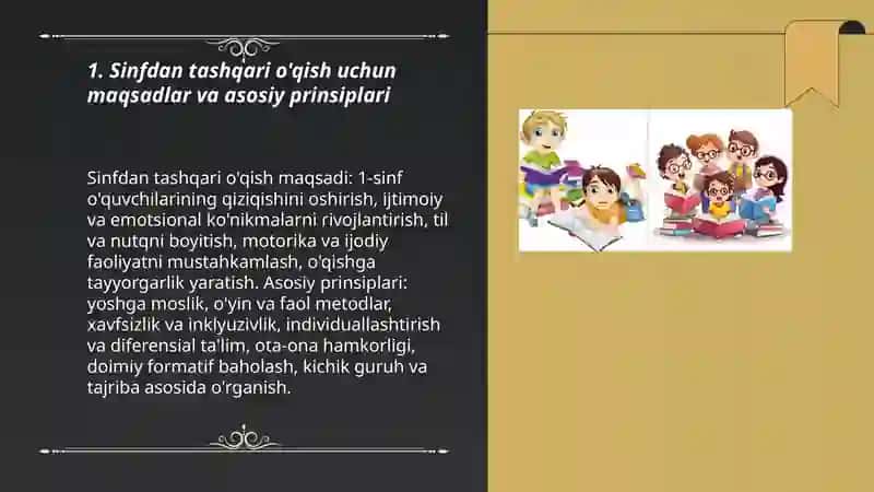 1-sinflar uchun o'quv qo'llanmasi 3