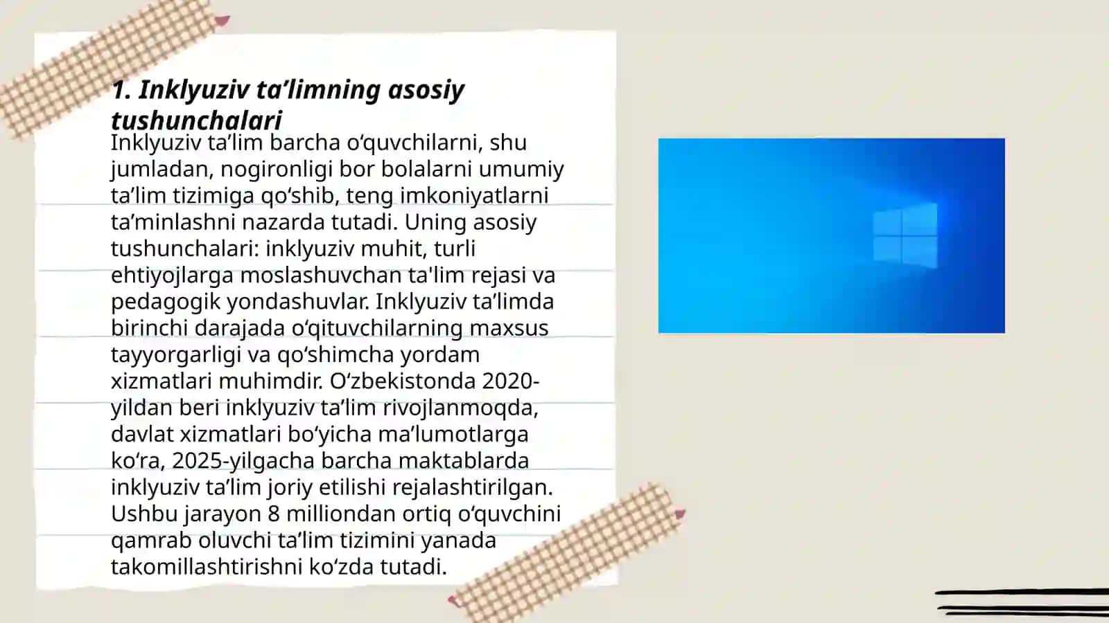 Inklyuziv ta’limning butun jahonda e’tirof etilishi 3