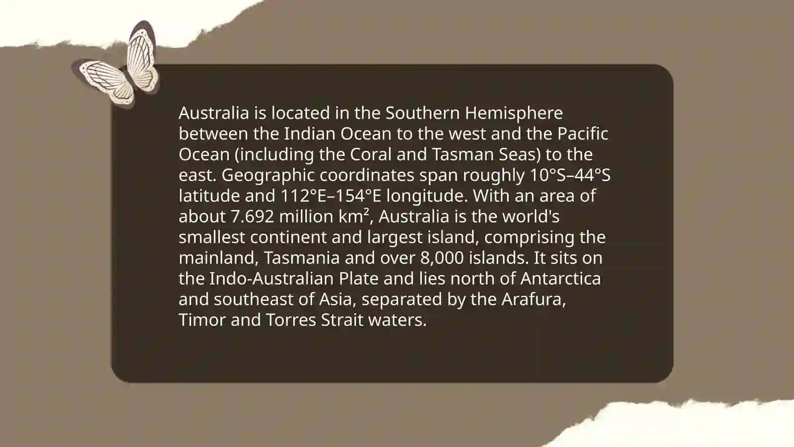 The Geographical Position, Demographic Features and Natural Resources of Australia 3