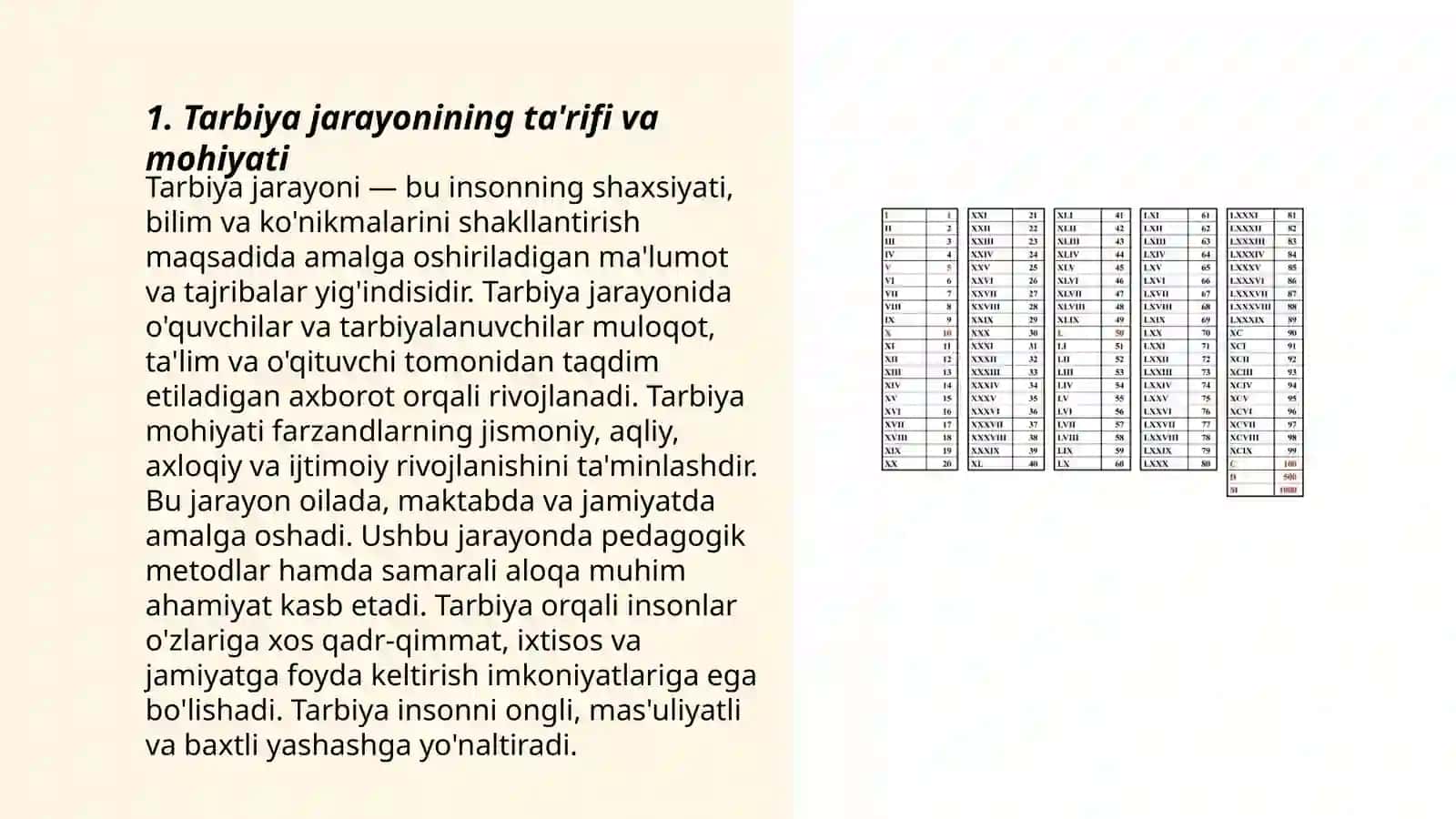 Tаrbiya jаrаyonining mоhiyati vа mаzmuni. Tаrbiya qоnuniyatlаri vа tаmоyillаri 3