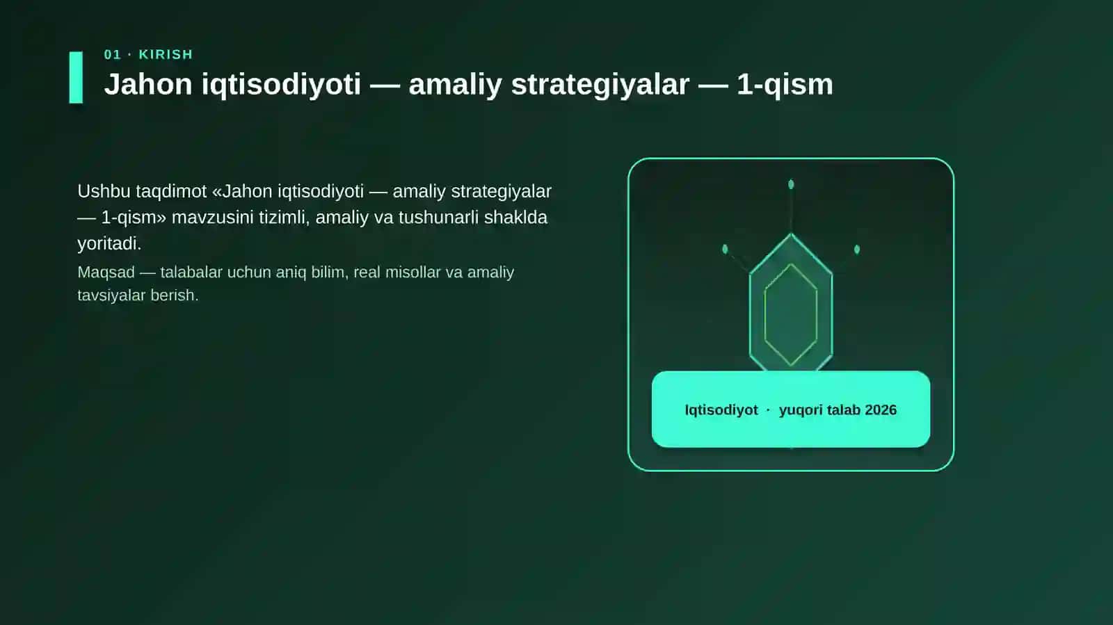 Jahon iqtisodiyoti — amaliy strategiyalar — 1-qism 3