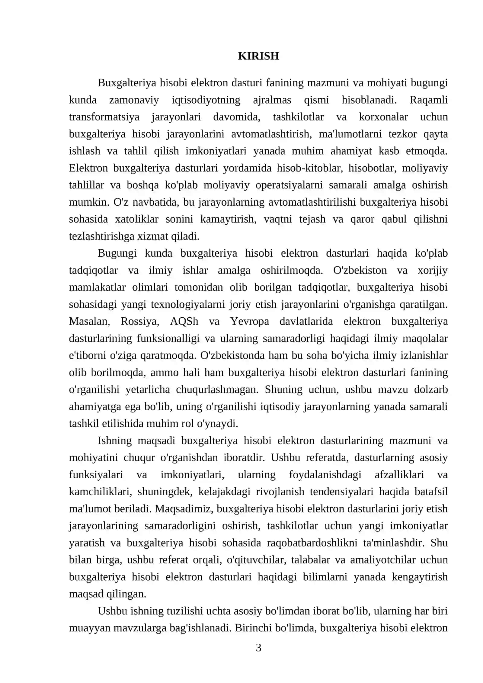 Buxgalteriya hisobi elektron dasturi fanining mazmuni va mohiyati 3
