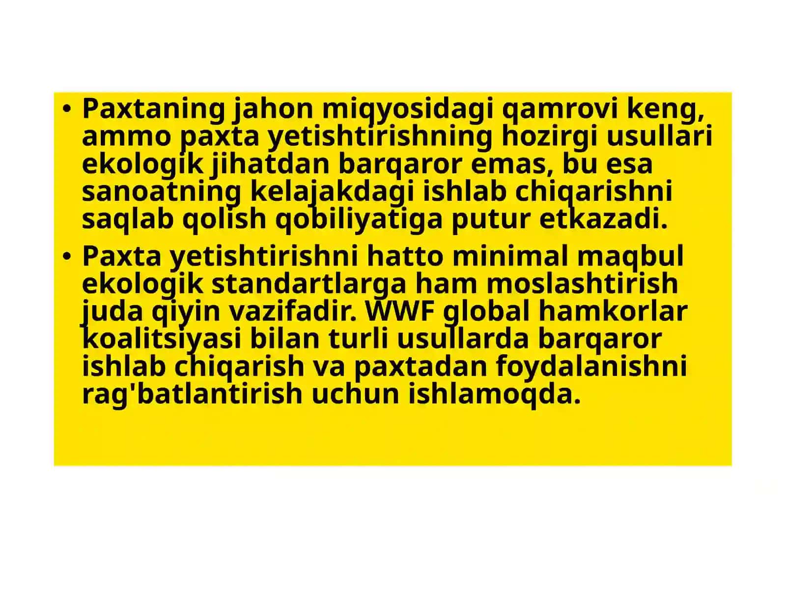 Industrial iqtisodiyot paxta yetishtirish samarali yo‘llari 3