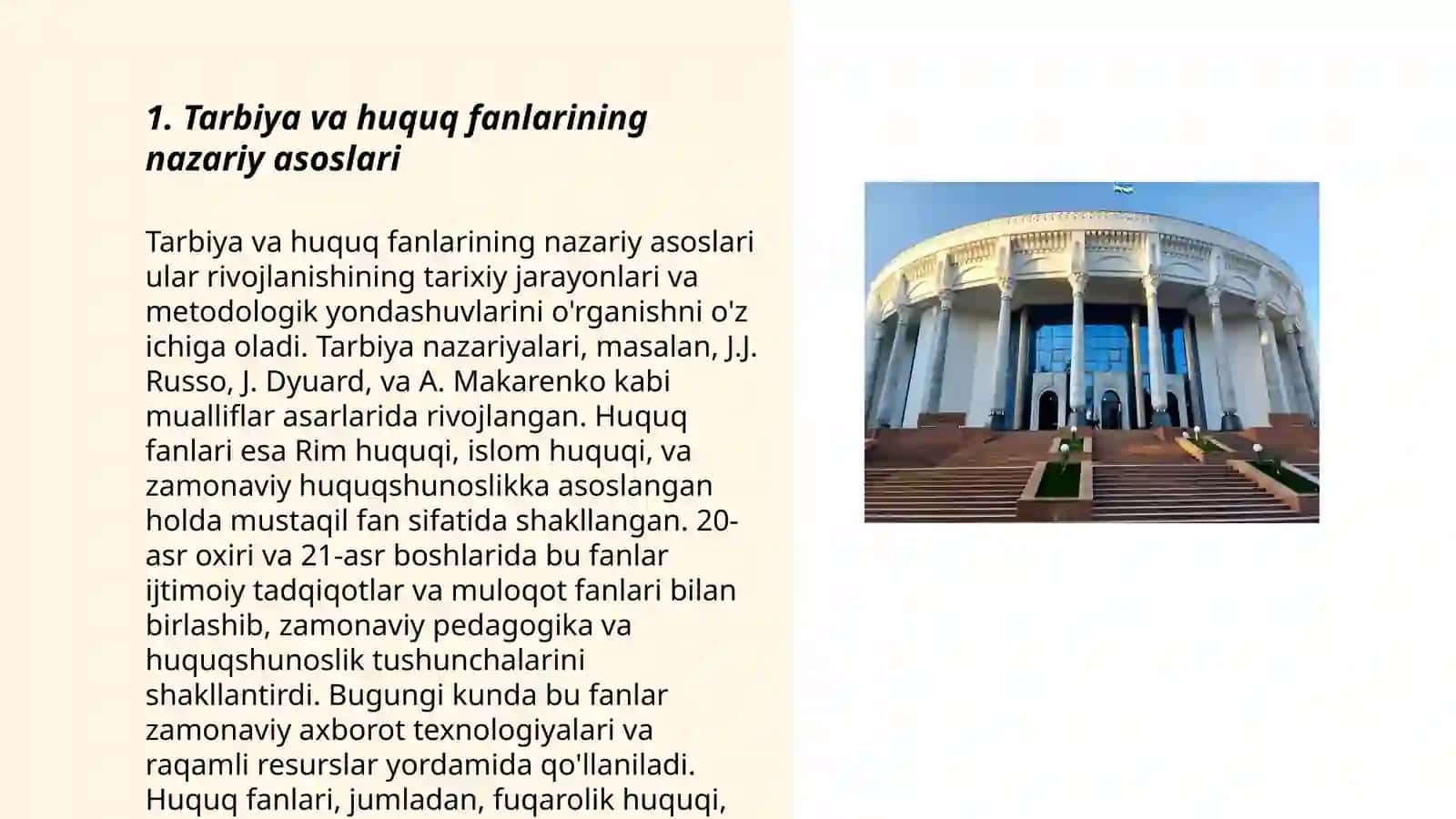 Tarbiya va huquq fanlarining o'quv metodik ta'minoti 3