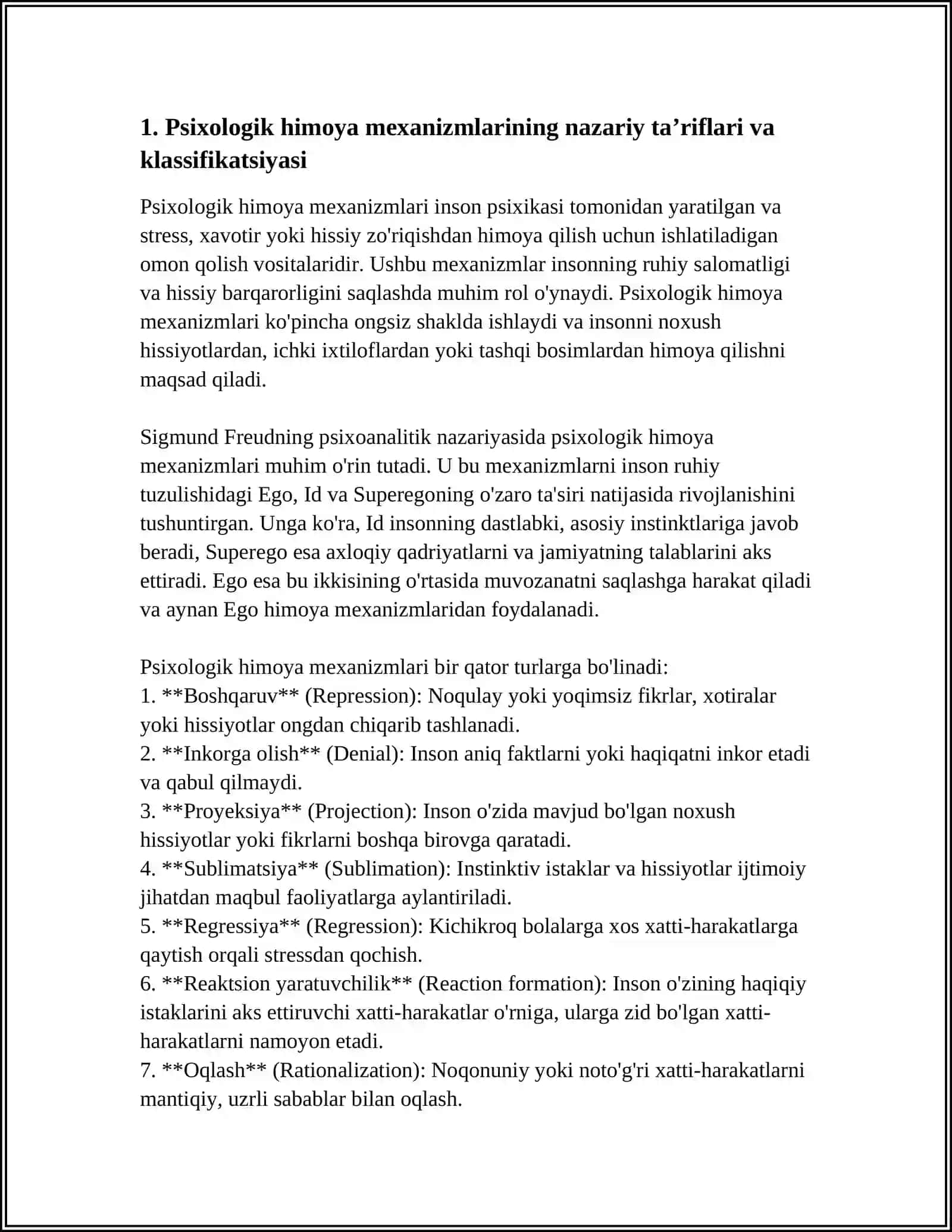 PSIXOLOGIK HIMOYA MEXANIZMLARIVA ULARNI DIAGNOSTIKA METODLARI 3