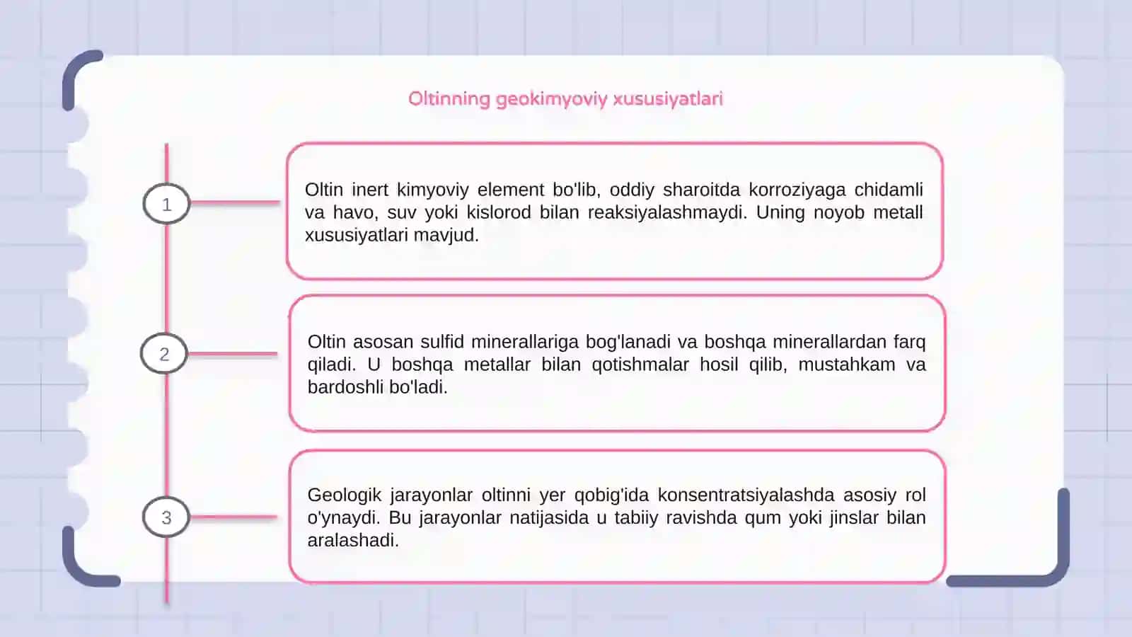 Oltin giokimyosi 3