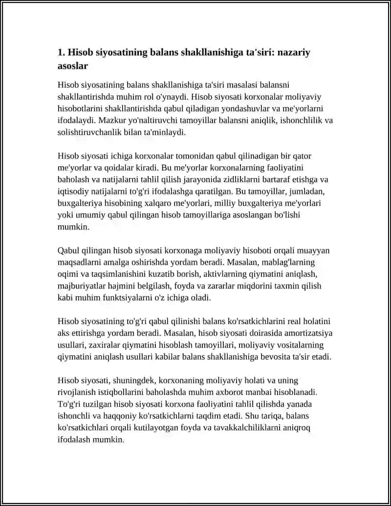 BALANSNI SHAKLLANTIRISHDA HISOB SIYOSATINING ROLI 3