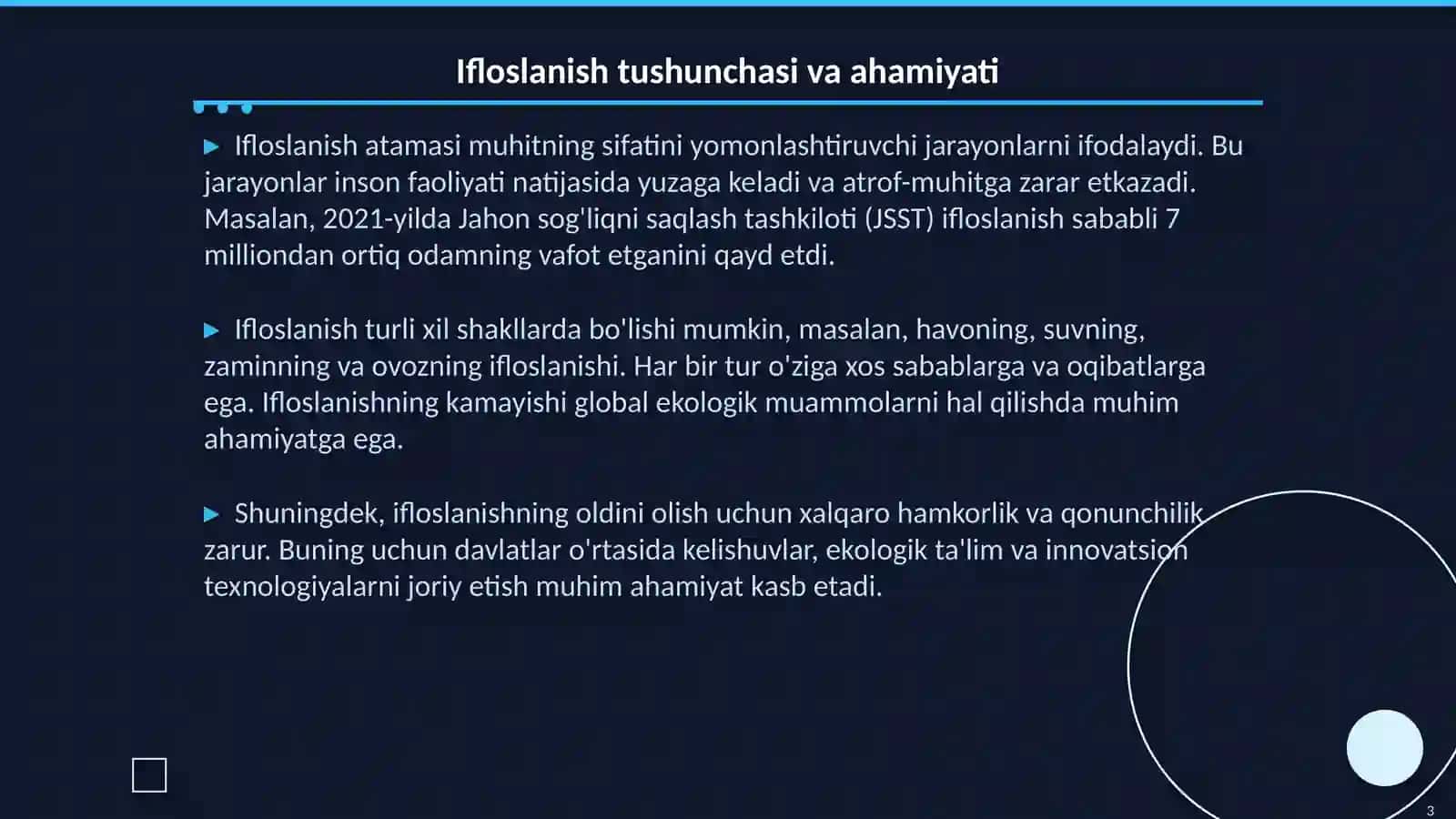 Ifloslanish turlari 3