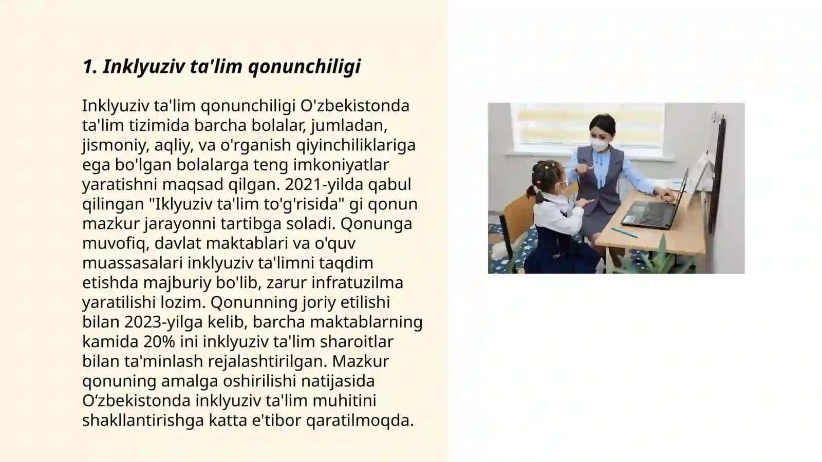Inklyuziv ta'lim bilan tibbiy-pedagogik-ijtimoiy modeli 3