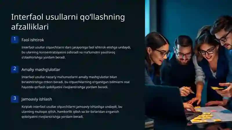 O‘qitishning interfaol usullari 3
