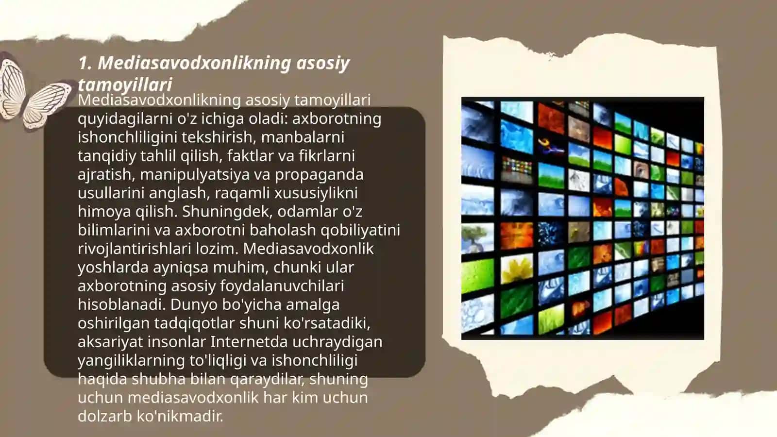 Mediasavodxonlik va axborot vositalari 3