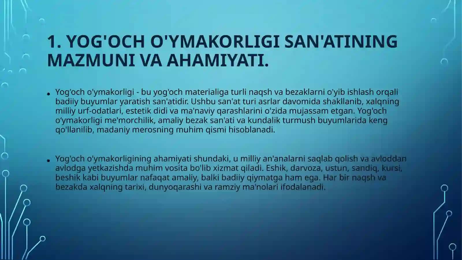 KAMOLIDDIN BEHZOD NOMIDAGI MILLIY RASSOMLIK VA DIZAYN INSTITUTI2-BOSQICH ASAT 119-24NORMATOV IZZATULLA FATXILLA O'G’ILta’mirlashasoslari 3