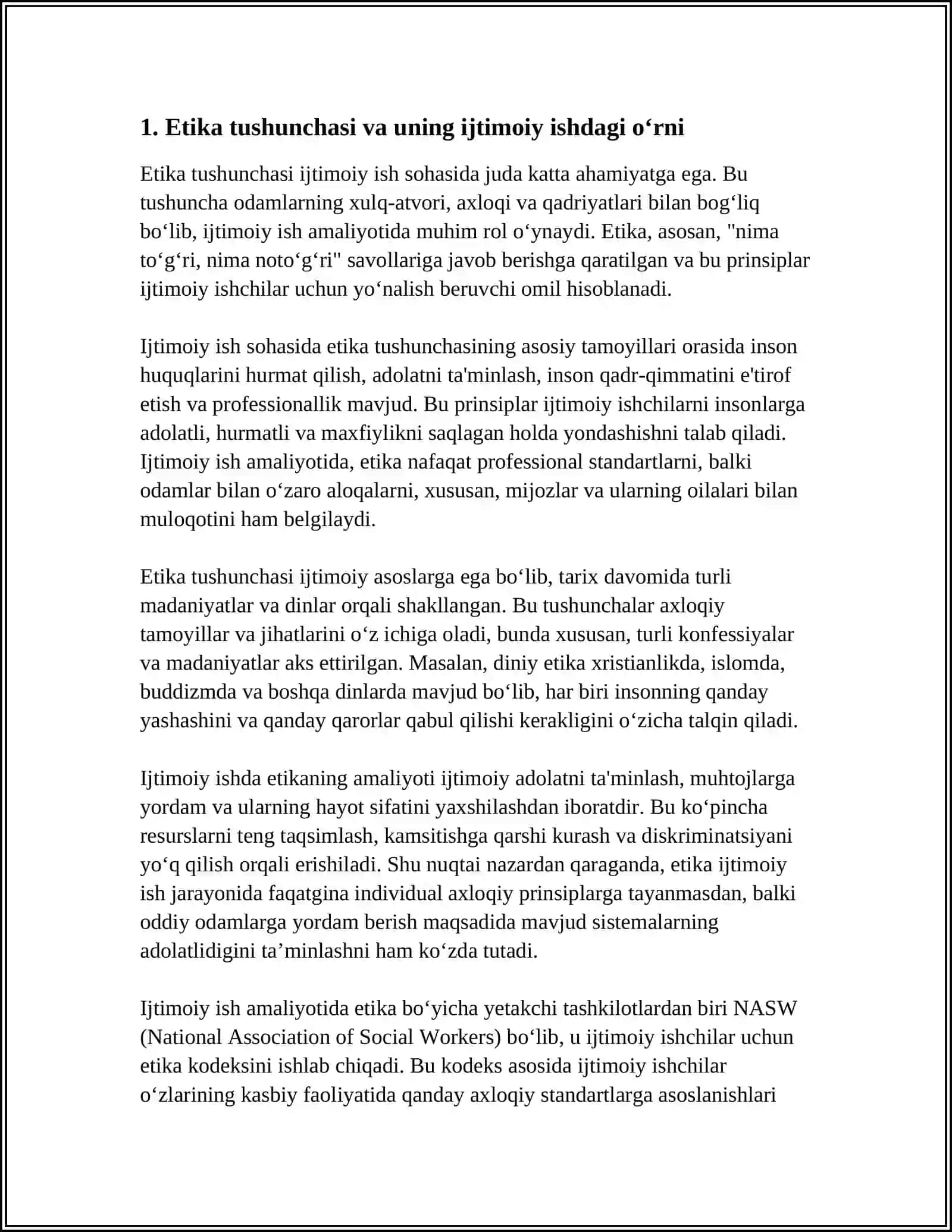 ISHTIMOIY ISH ETIKASINING NAZARIY ASOSLARI 3