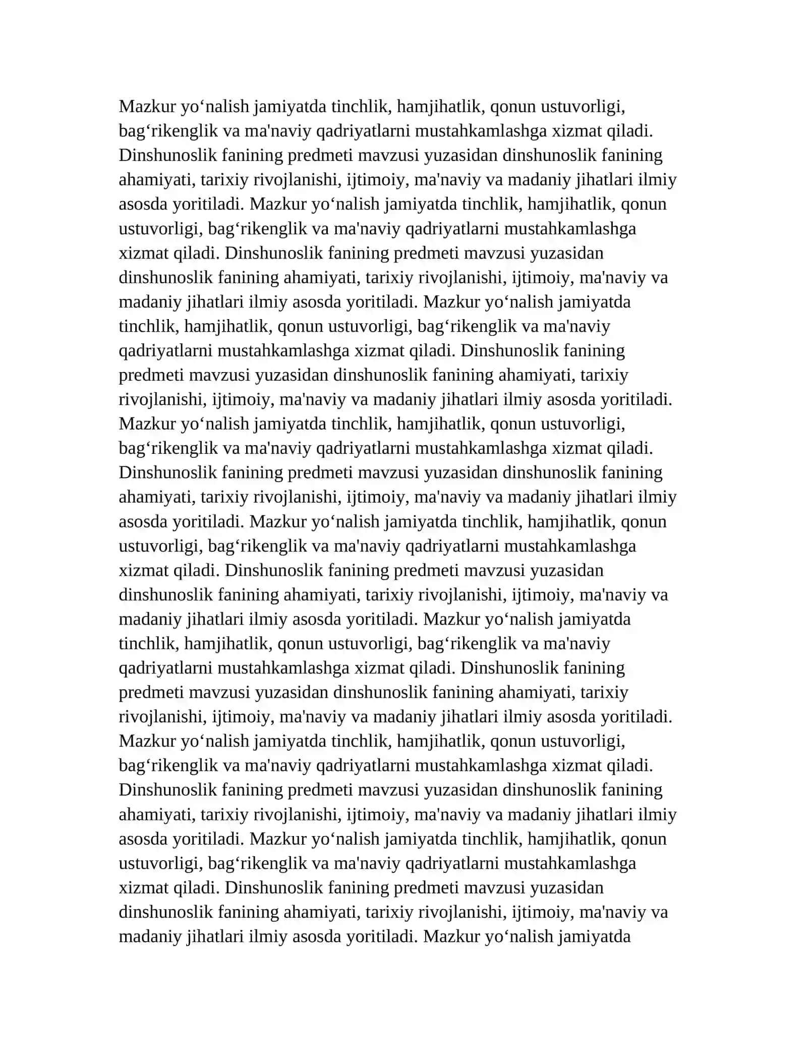 DINSHUNOSLIK FANINING JAMIYATDAGI O‘RNI VA AHAMIYATI 3