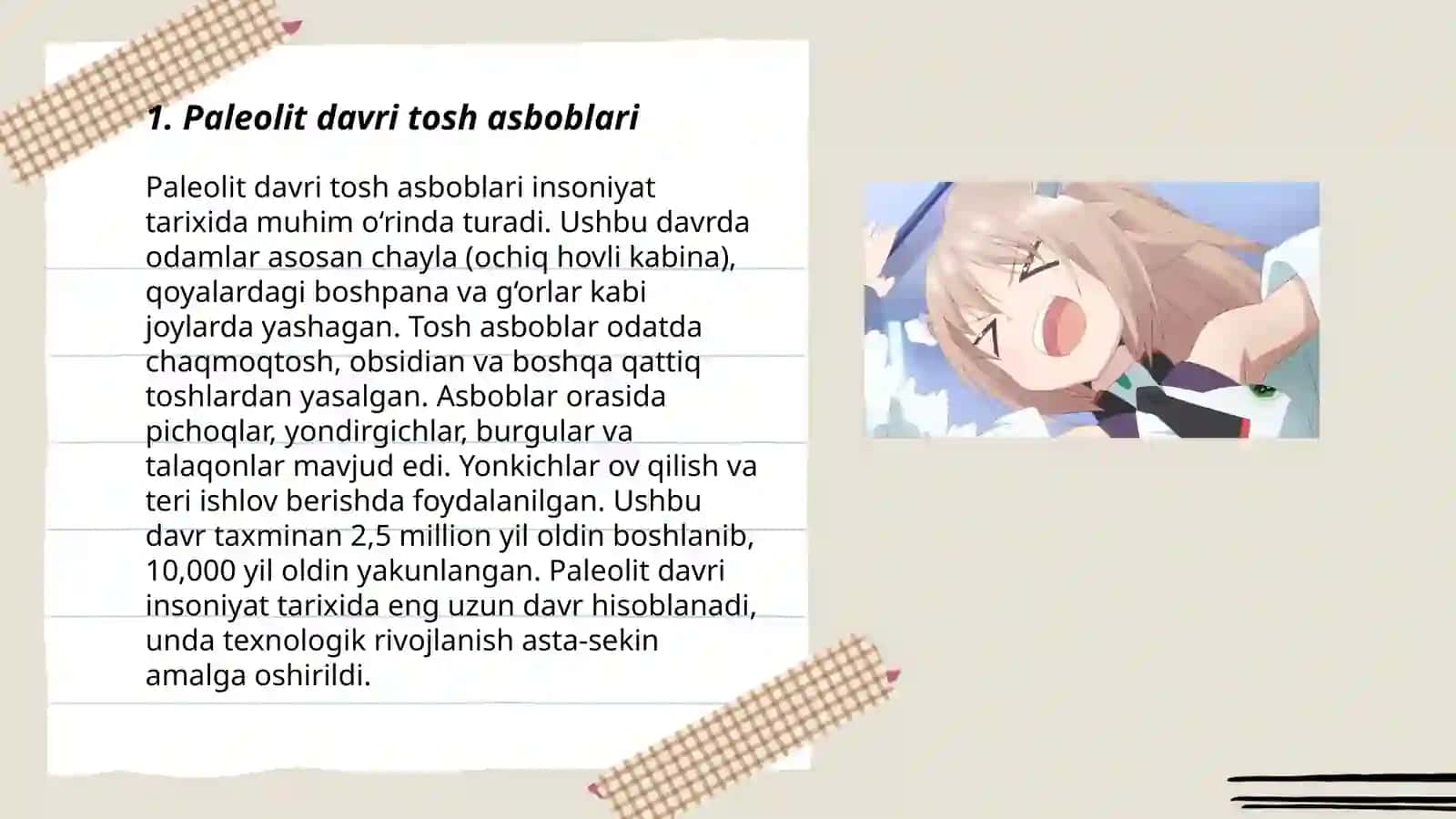 Paleolit davri moddiy madaniyati 3