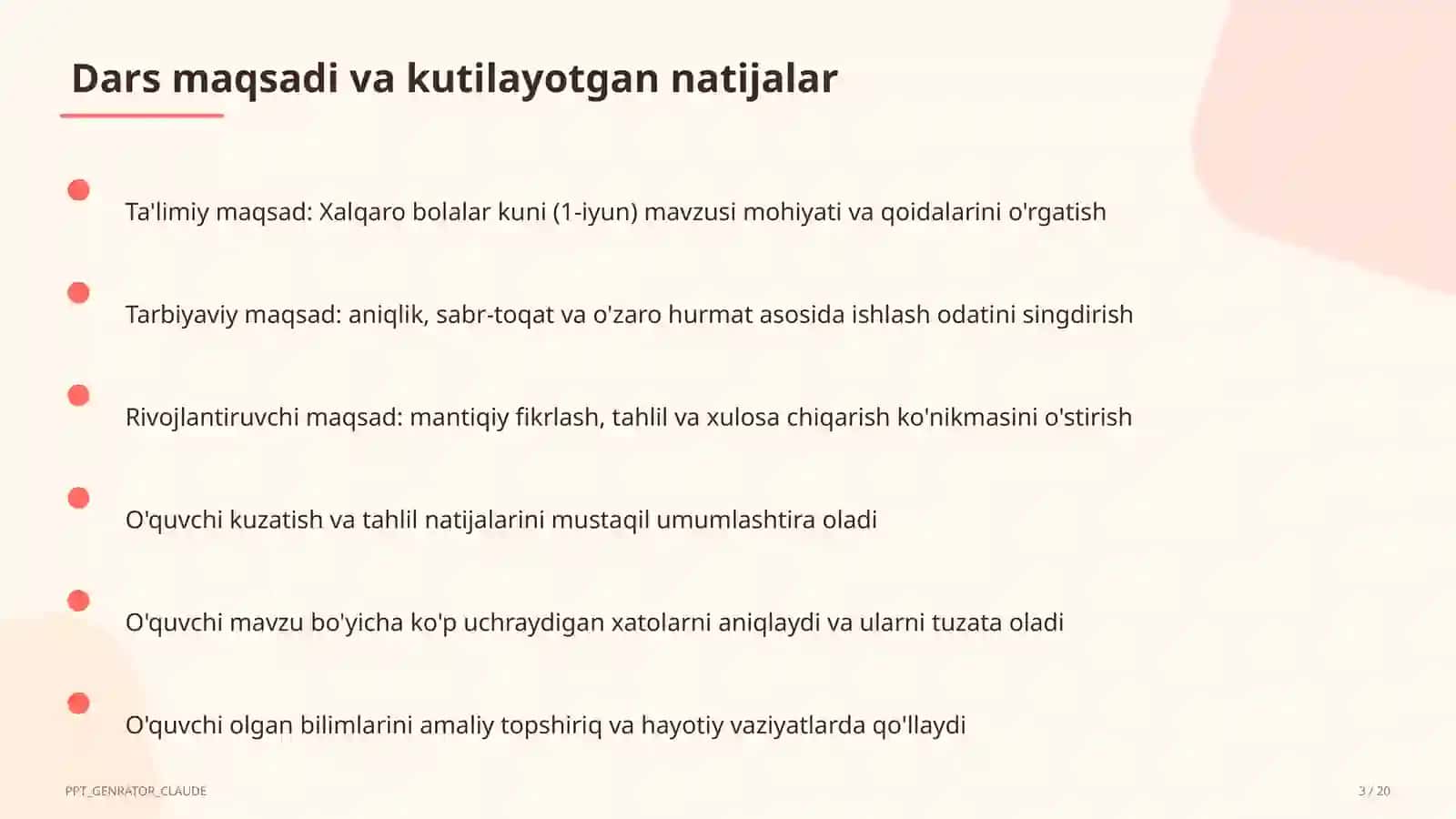 Sinf soati va tarbiyaviy tadbirlar 3