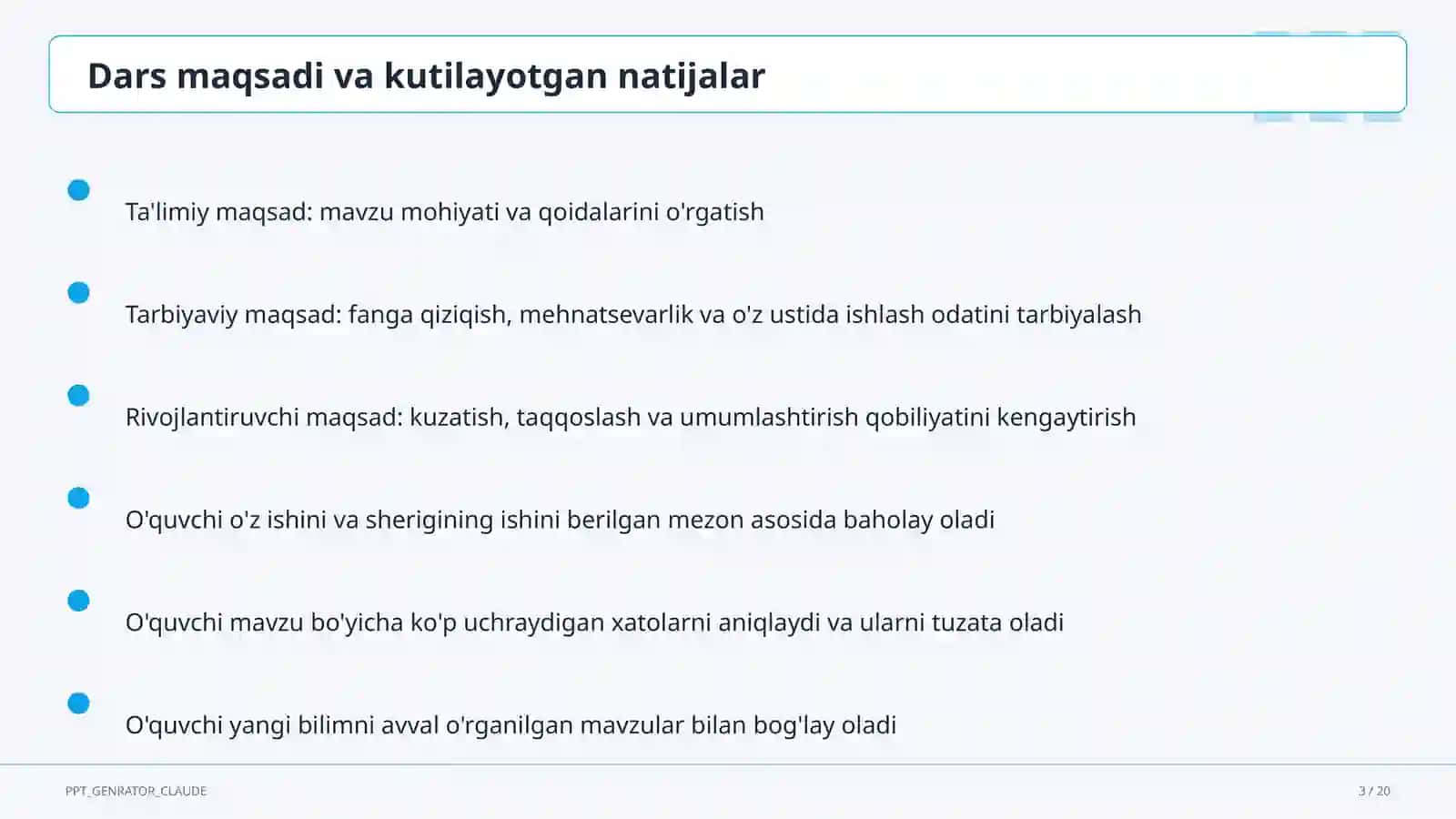 Organik kimyoga kirish: Butlerov nazariyasi (10-sinf) 3