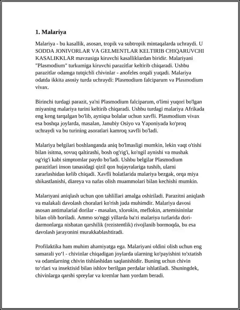 Malariya 3