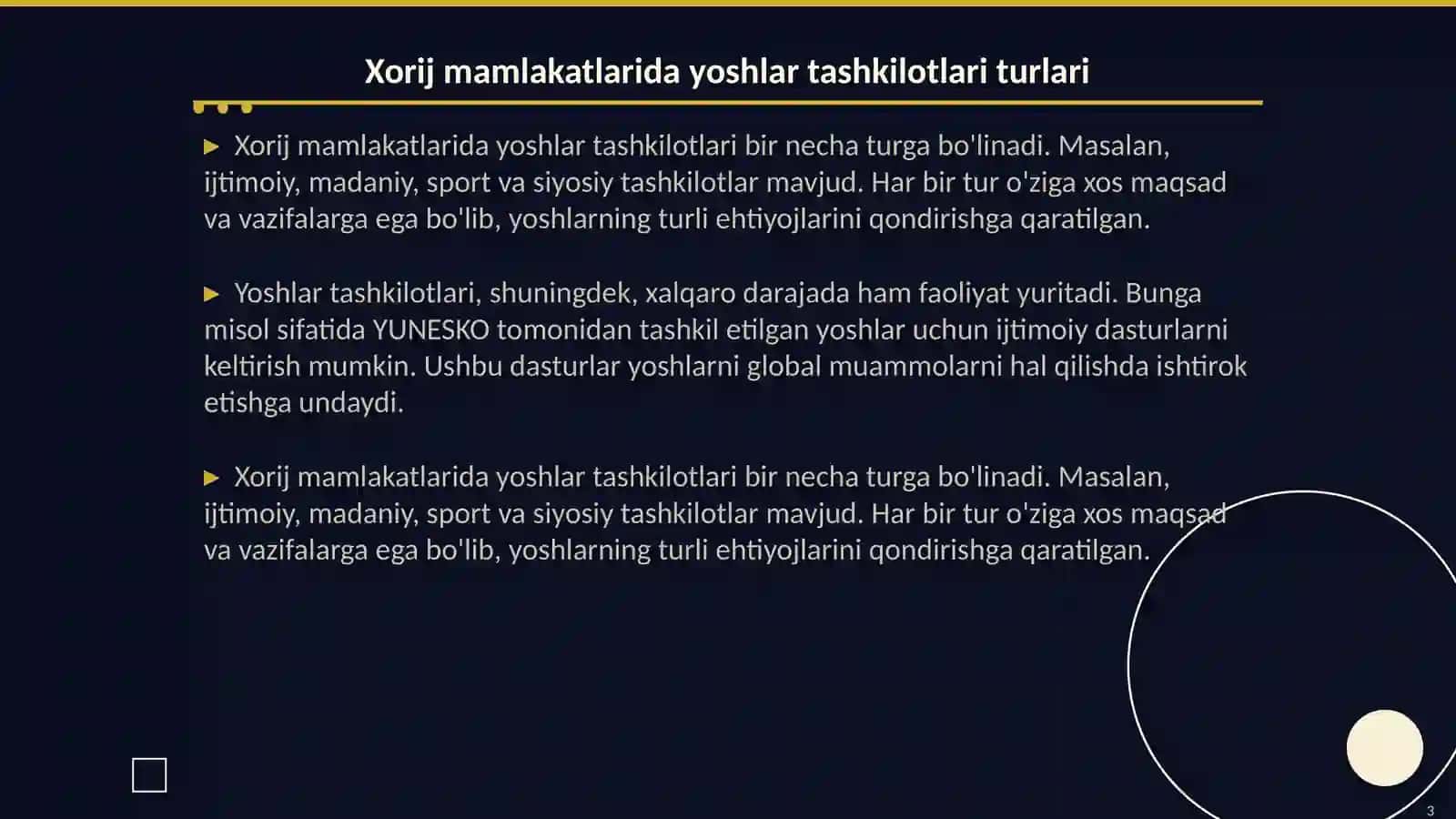 Xorij mamlakatlarda yoshlar tashkilotlari va uni tashkil etish texnalogiyalari 3