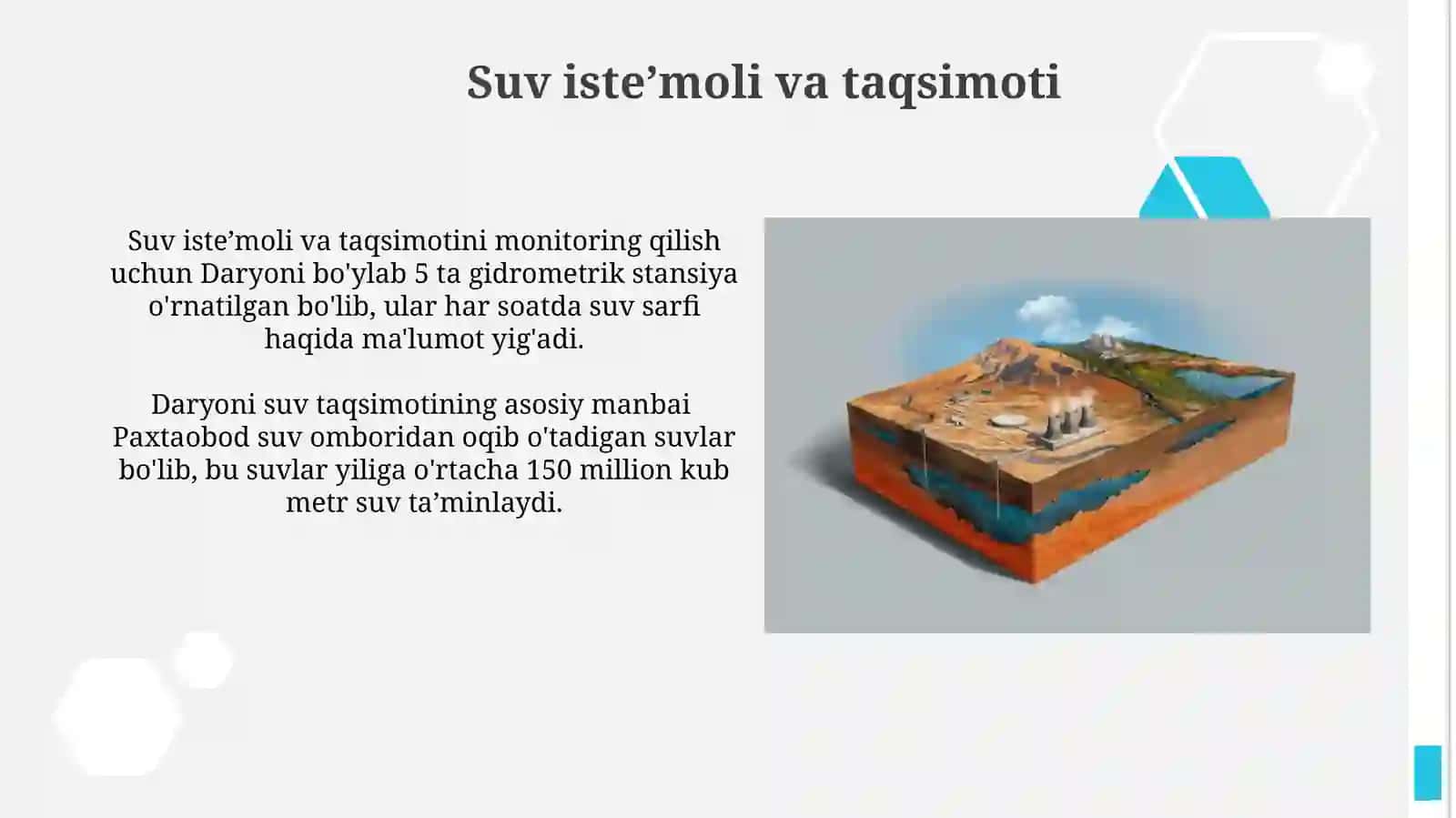 Daryoni suv sathi rejimi va uni kuzatish 3