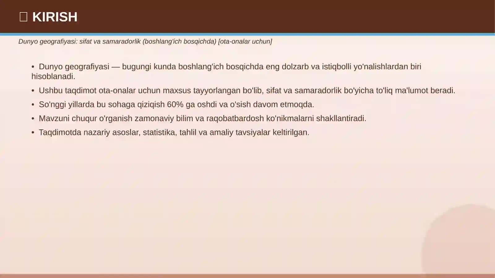 Dunyo Geografiyasi: Sifat va Samaradorlik (Boshlang'ich Bosqichda) [Ota-onalar uchun] 3