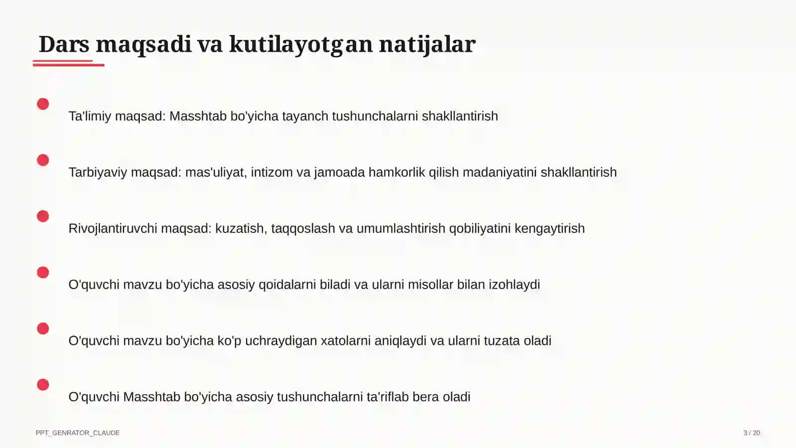 Masshtab (6-sinf) 3