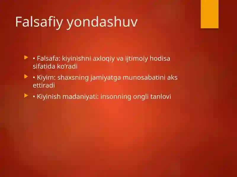 Kiyinish madaniyati – din va madaniyat uyg‘unligi 3