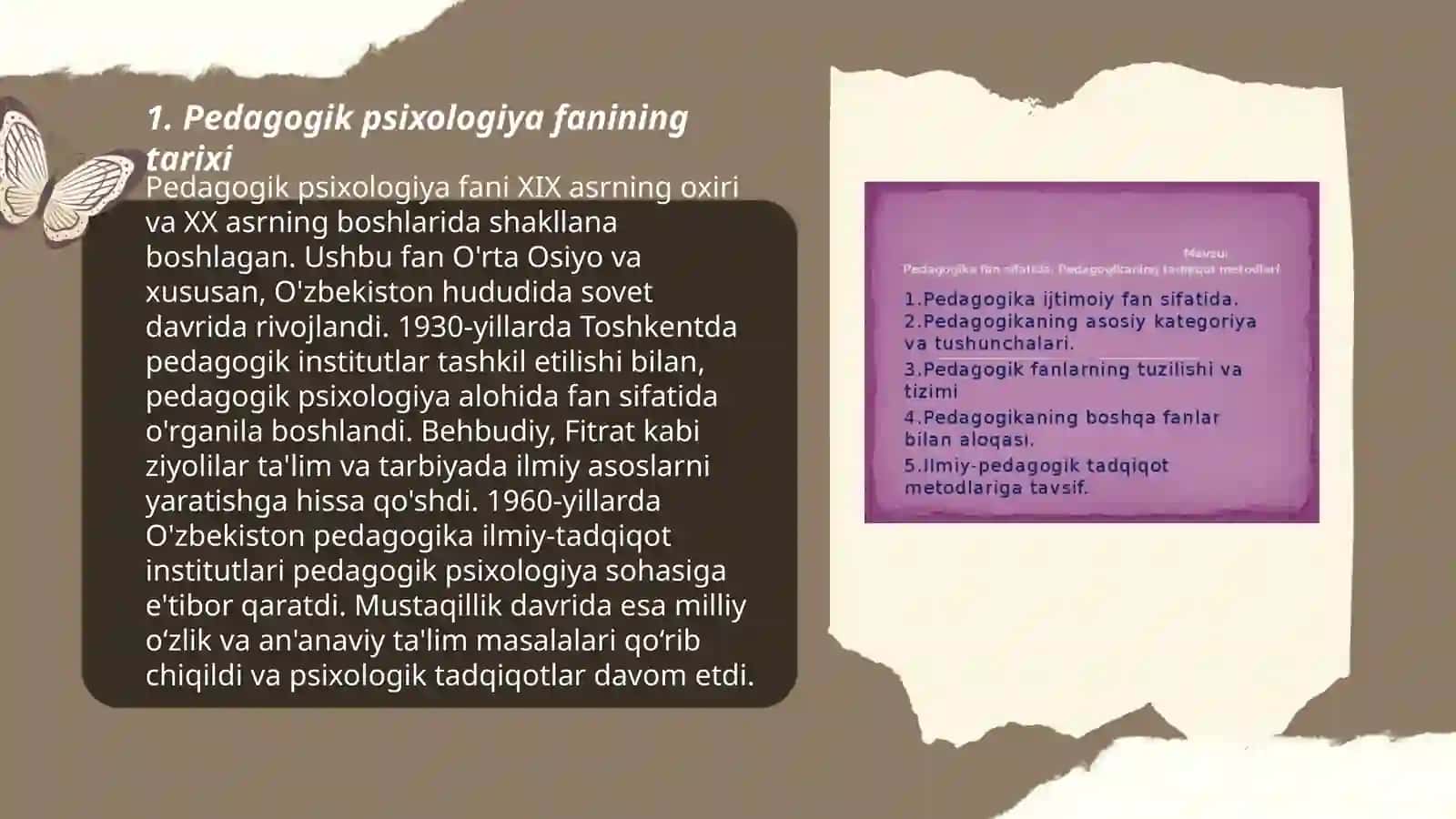 Pedagogik psixalogiya fanining rivojlanish bosqichlari 3