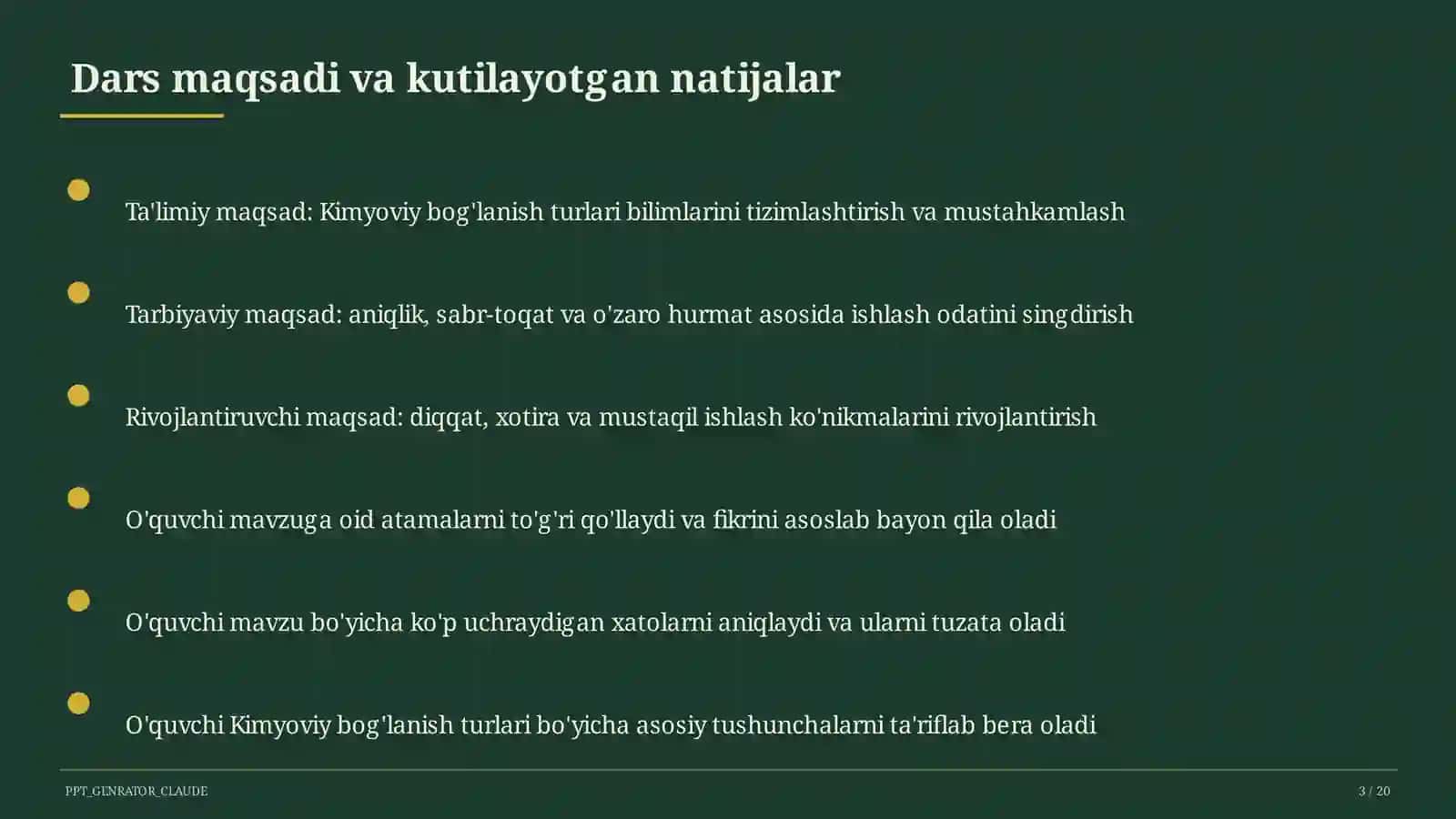 Kimyoviy bog'lanish turlari (8-sinf) 3