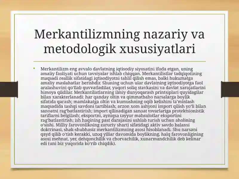 Merkantilizm 3