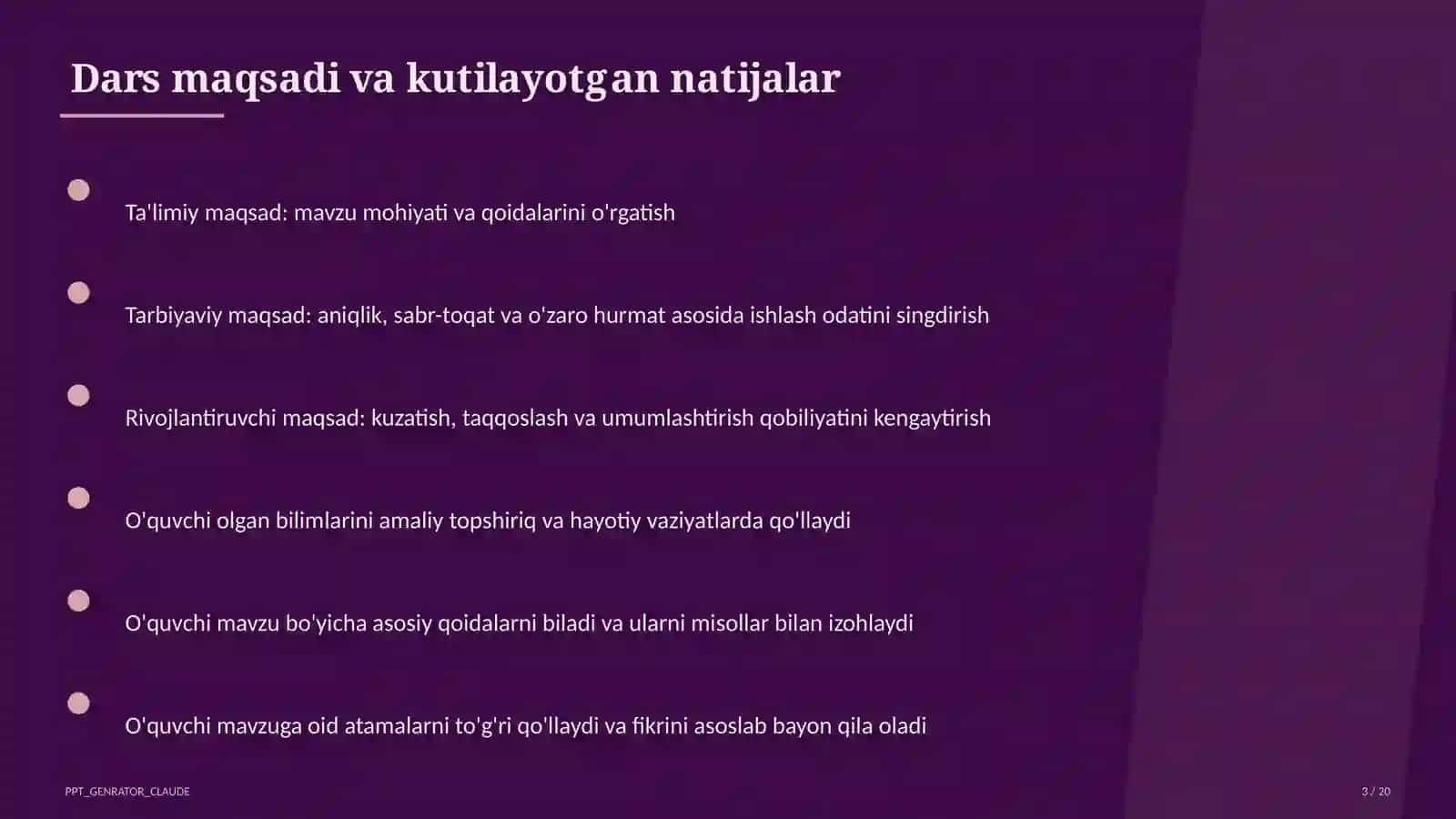 Algoritmlarning turlari: chiziqli, tarmoqlanuvchi, takrorlanuvchi (8-sinf) 3