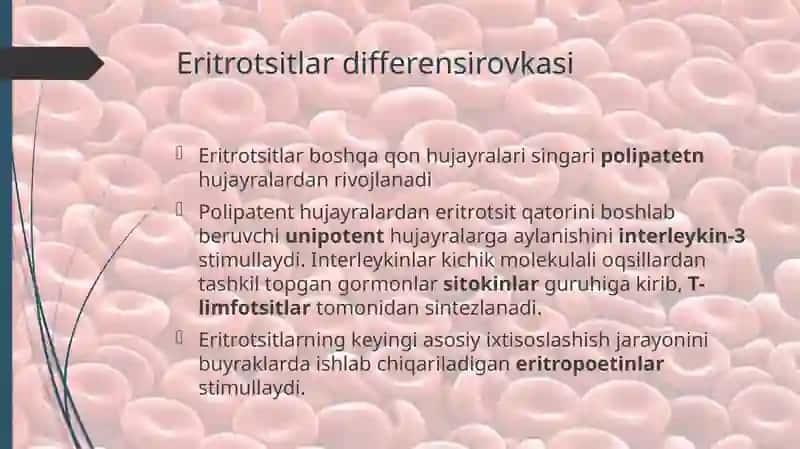Eritrotsitlar biokimyosi 3