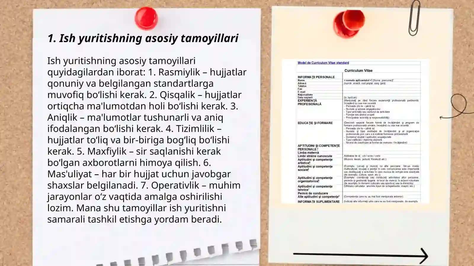 Ish yuritishning asosiy tamoyillari 3