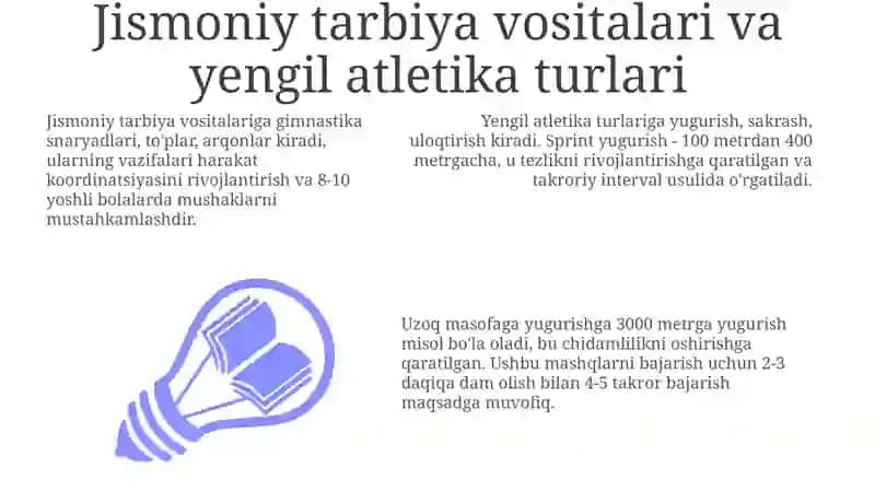 Jismoniy tarbiya vositalari va yengil atletika turlari 3