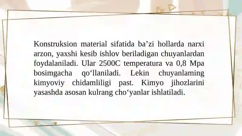 METALL VA QOTISHMALARNING MARKIROVKASI HAMDA QO‘LLANILISHI 3