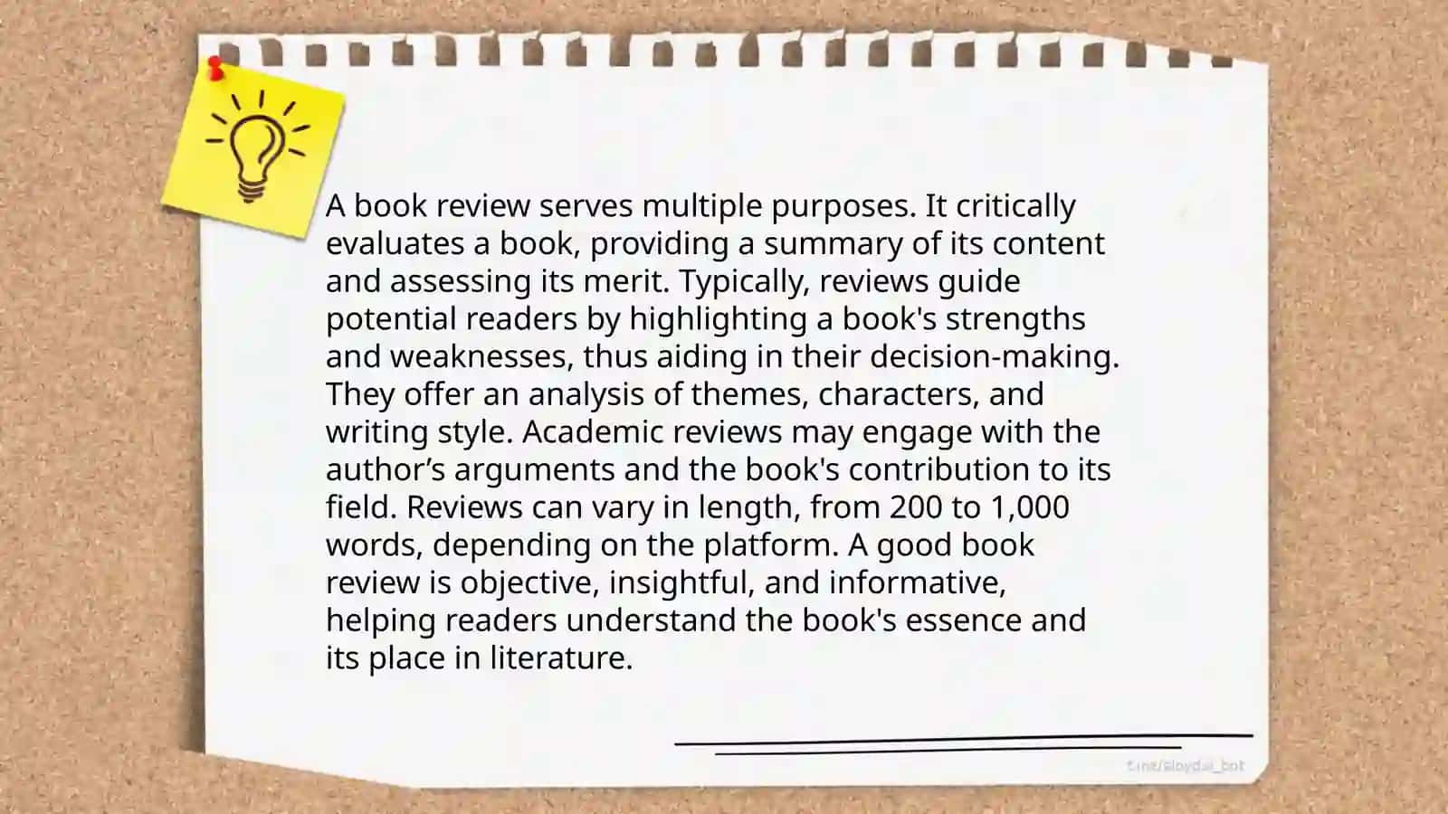 How to write a book review 3