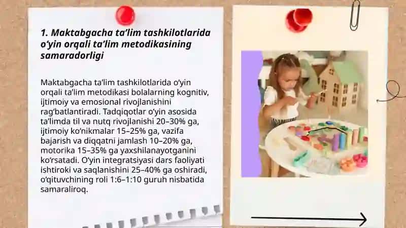 Maktabgacha taʼlim tashkiloti faoliyatiga oid tadqiqotlar 3