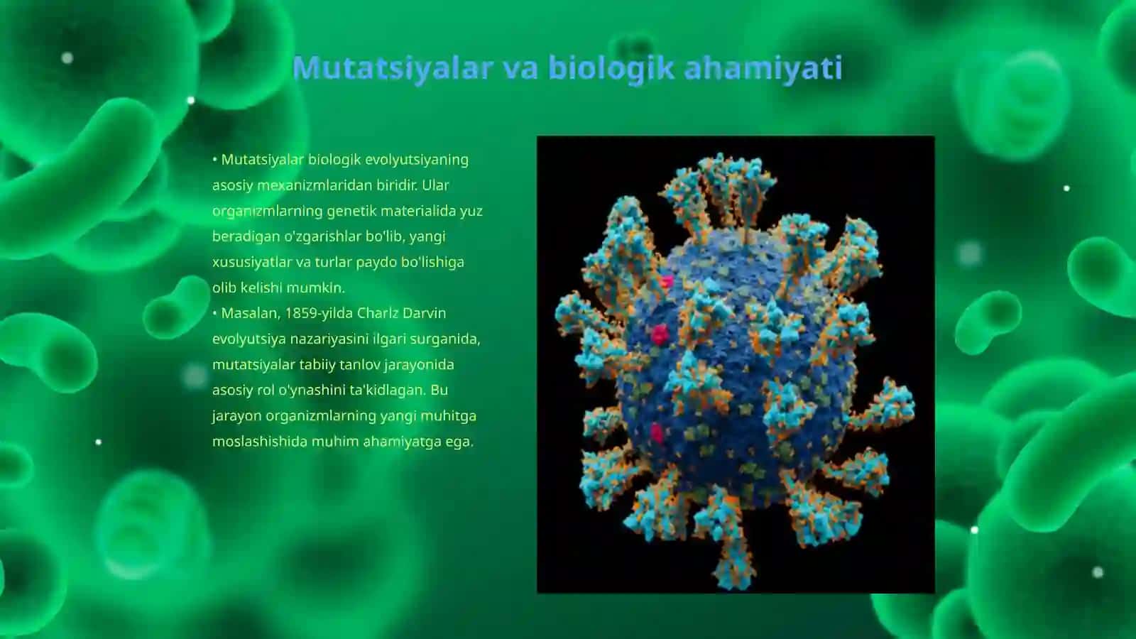 Mutatsiyalar: sabablari, shakllari, ahamiyati va biologik oqibatlari (biologiya fanidan) 3