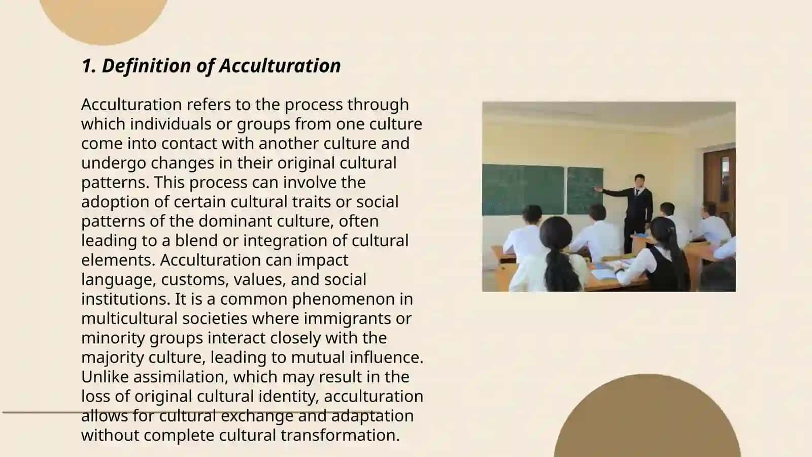 Acculturation and Enculturation mavzusida taqdimot 3