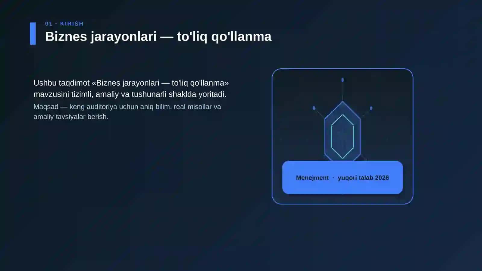 Biznes jarayonlari — to'liq qo'llanma 3