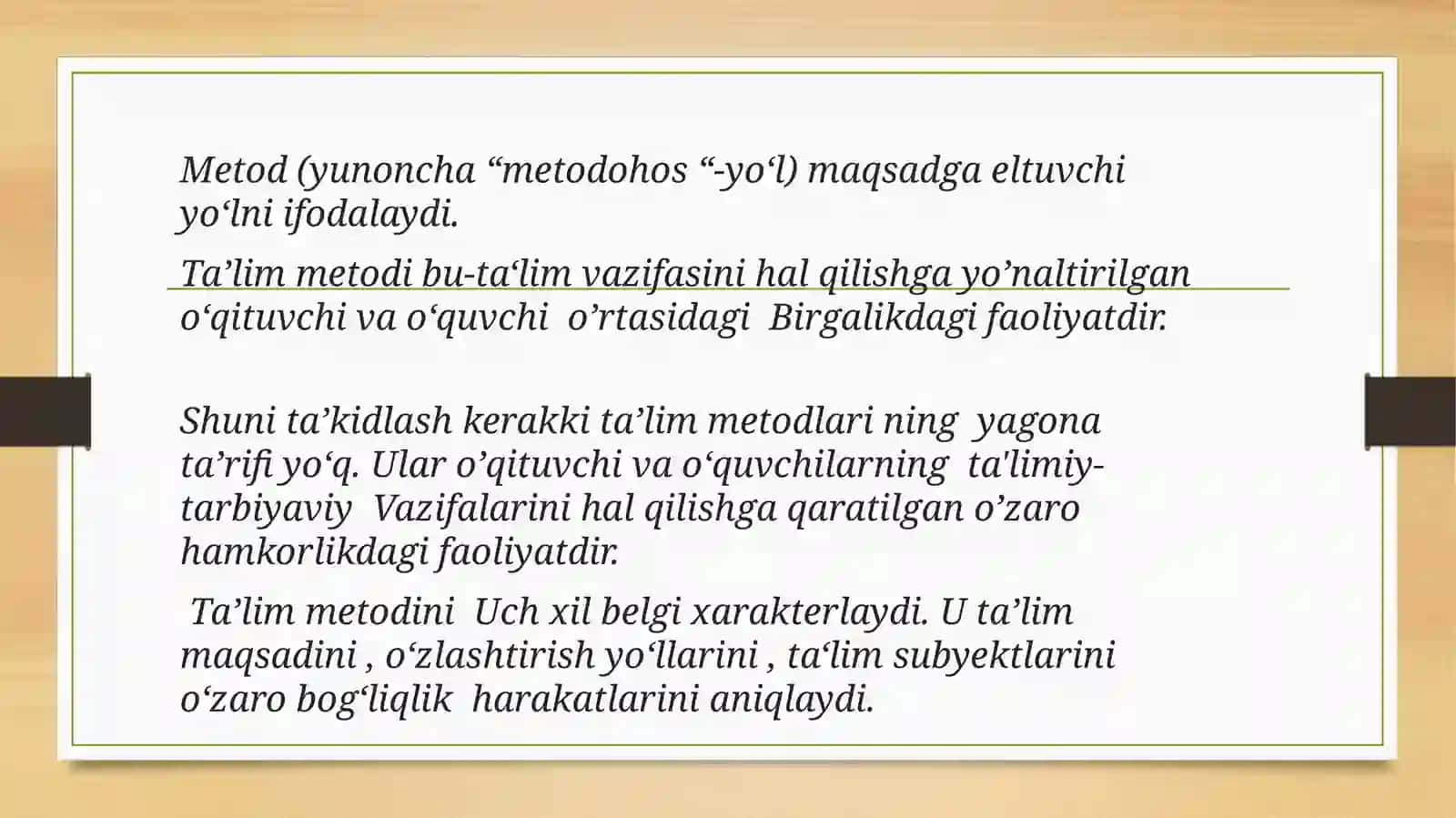 Interfaol metodlarning ta’lim tarbiya dagi o‘rni va imkoniyatlari 3