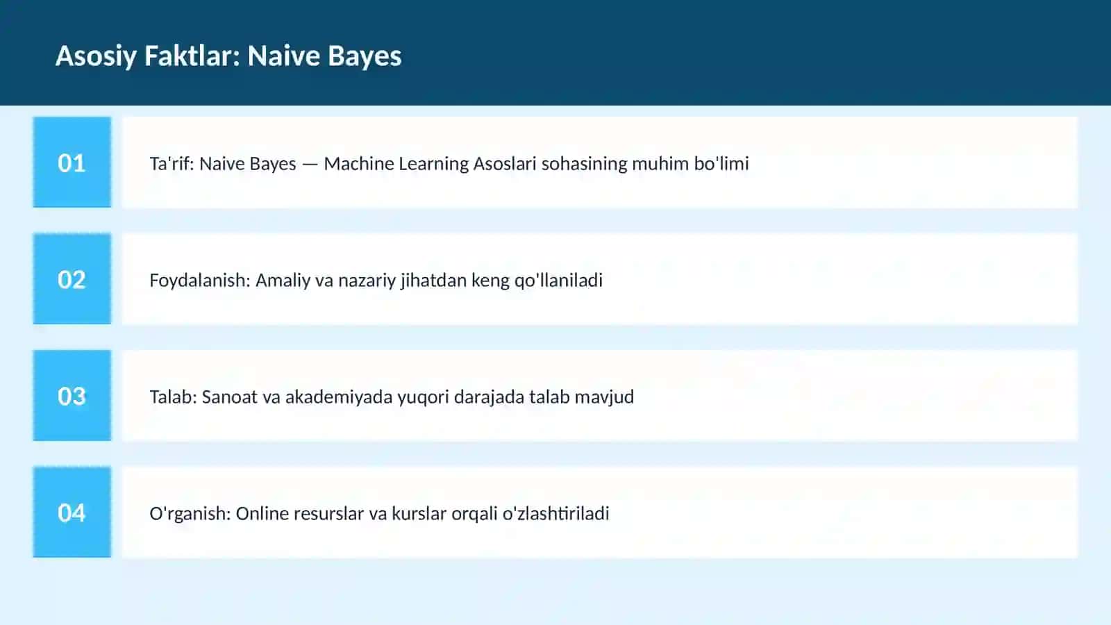 AI | MACHINE LEARNING ASOSLARI 3